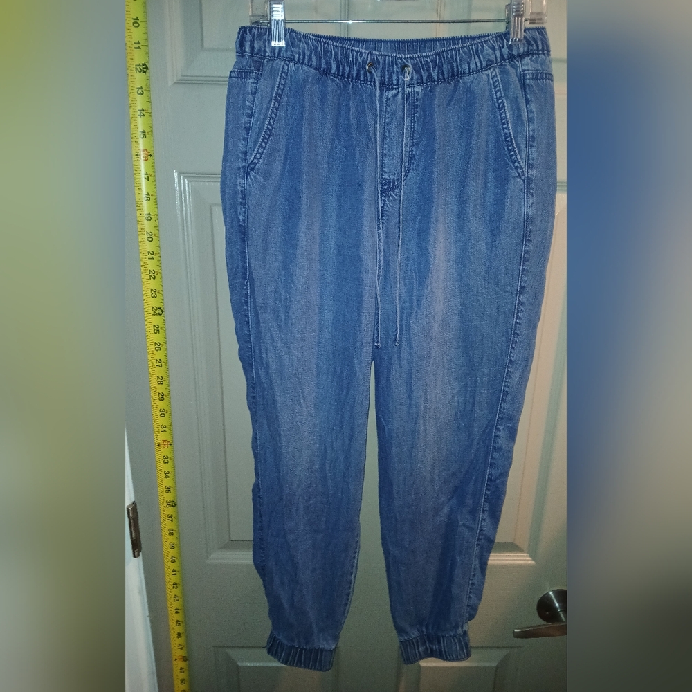 Nine West Women's Small Imitation Jean Joggers